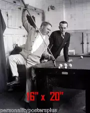 WC Fields~Pool~Playing Pool~Billiards~#4~Shooting Pool~Poster~16" x 20" Photo