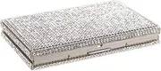 [SAFIGLE] Women Credit Card Holder Stylish Card Organizer Wallet Photo Holder Women Card Case Visiting Card Holder Rhinestone Photocard Holder Card Storage