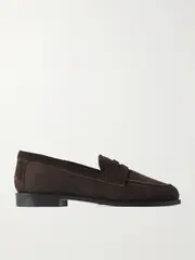 [Aeyde] Aeyde - Oscar Suede Loafers - Brown - IT38 IT 38 Brown