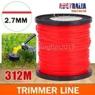 Trimmer Line Spiral Twist String 2.7MM x 312M Whipper Snipper Cord Hot AU Orange