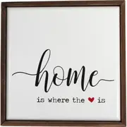 Decorative Wood/MDF 15x3cm Sign Message Wall Hanging Living Room Decor Home