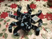 New Tags The Petting Zoo Blue Octopus Plush Stuffed Toy 2010 Realistic Squid