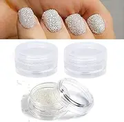 Nail Art Micro Mini Beads AB Crystal Glass Gradient Beads Dazzling Caviar Beads 3D Nail Decoration Nail Art Mini Beads (AB-4)