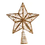 Gold Wire Star Tree Topper 625 Inch Kurt Adler Christmas Decoration