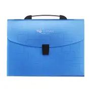 F8879 A4 File Folder Organ Bag Multilayer File Bag Multi-functional Business Conference Document Holder Desktop Paper File Organizer