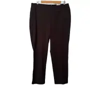 Chicos Fabulously Slimming 2.5 Short Pants Sz L Cotton Rayon Blend Black pants