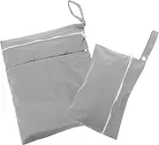 CHICAMPERA Diaper Caddy Organizer Bag Wet Dry Bag Set Reusable Washable for Gym Travel Daycare Pockets