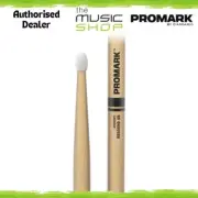 Pair of Promark Rebound 5B Hickory Nylon Tip Drumsticks - RBH595N (Drum Sticks)