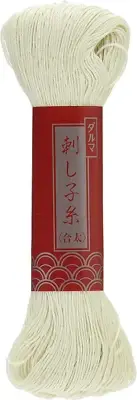 Sashiko Thread JUMBO Skein, 100 - Color #102 "Natural" - Japanese Quilting & Emb