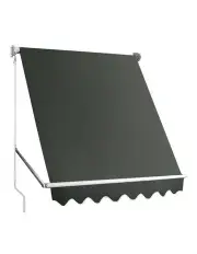 [Instahut] Fixed Pivot Arm Window Awning Outdoor Blinds 1.8X2.1M