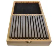 28 Piece Parallel Steel Gauge Block Set 14 matched pairs 4mm Thick