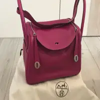 在飛比找PopChill優惠-[二手] Hermes 愛馬仕 Lindy 30 L3 玫瑰