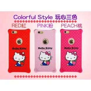 Hello Kitty 三麗鷗 正版授權 俏皮系列 iPhone 6/6S 手機套 四角加強 防摔保 (10折)