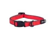 Rogz Classic Amphibian Collar. Size - Medium [Colour : Red]