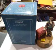 Limited Edition Coca-Cola Emmett Kelly Musical Figurine "AT THE RED COOLER" 1994
