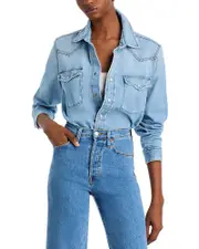 Re/Done Western Denim Shirt
