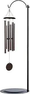 HOHIYA 36 Inch Wind Chime Stand Adjustable for Windchimes Lantern Hummingbird Feeder Solar Light Tabletop Black Max Loading 4.4lbs Pole Diameter is 0.5 inch