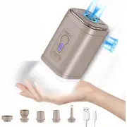 Portable Electric Pump for Inflation and Extraction USB Lithium-ion Battery with LED Light Mini Portable Vacuum Pump Blo