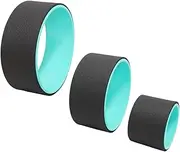 Yardwe Yoga Balance Tool 1 Set /3pcs Yoga Wheel Backbend Massage Spine Wheel for Flexibility