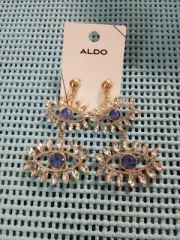 Aldo 3 In Chandelier Evil Eye Earring. Pierced.
