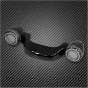 Indicators Flowing Turn Signal Motorcycle Black Led Rear Turn Signal Brake Light Bar License Plate Lamp For Harley Touring Street Glide Road King FLTRX 2010-21 Turn Signal Indicator(A)