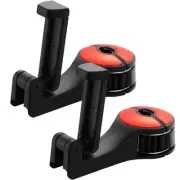 2in1 Car Seat Headrest Hook Mobile Phone Holder Back Seat Hanger Storage Bracket