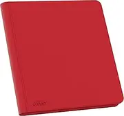 Ultimate Guard 12-Pocket QuadRow ZipFolio, XenoSkin, Red