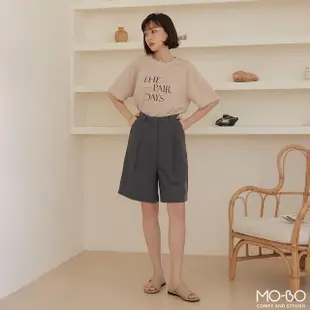 【MO-BO】MIT美國棉彈力法式印花T(上衣)
