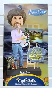 Royal Bobbles Bob Ross Bobble Head Collectable Polyresin figure