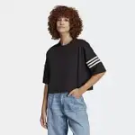 ADIDAS T-SHIRT 女短袖上衣-黑-IB7310 L 黑色