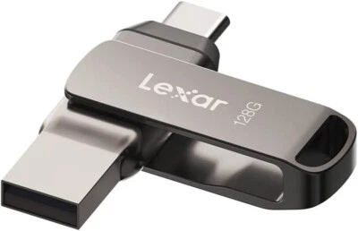 Lexar 128GB JumpDrive Dual Drive D400 USB 3.1 Type-C & Type-A USB Flash Drive