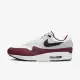 【NIKE 耐吉】Air Max 1 男鞋 運動 休閒 經典 舒適 柔軟 氣墊 復古 穿搭 白 紅(FD9082-106)