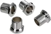 Levemolo Bass Guitar Tuning Pegs Set 4pcs 2l2r Silver Bass Tuning Pegs Machine Heads Replacement for