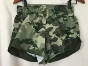 Athletic Works Womens Green Camo DriWorks Running Shorts W/ Liner Many sizes