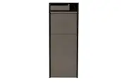 Northcote Pottery Charcoal Zephyr Parcel Letterbox w/ Parcel/Letter Slot