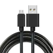 Power Cord 6ft USB Cable Fast Charge MicroUSB Wire Long Sync Pu for Smartphones