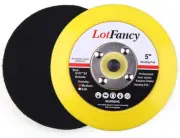 Lotfancy 5 Inch Hook and Loop Backing Pad, Pack of 2 - DA Air Random Orbital