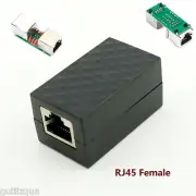 Lightning Arrester Ethernet Surge Protector RJ45 Adapter Network Protect Device