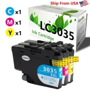 3PK LC3035 3035 Ink Cartridge InkJet MFC-J815DW MFC-J995DW Printer 1xCYM