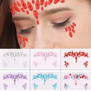 Mermaid Mermaid Face Gems Glitter Rhinestone Stickers for Makeup Party