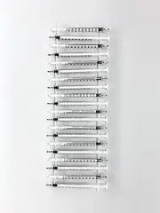 20-Pack Plastic Syringes with Luer Lock Tip, Individually Sterile Sealed, No Needle (1ML Luer Lock)