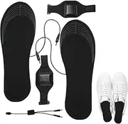 Electric Heated Insoles | Cuttable Thermal Shoe Inserts USB Charging | Electric Thermal With 8000mah Lithium Battery And Battery Pouch Shoe Inserts, For Men And Women