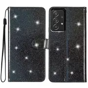 For Samsung Galaxy A53 5g Glittery Pu Leather Case Folio Flip Wallet Stand Phone Cover