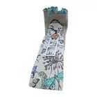 NEW DEMDACO Teal Dragonfly Print Extra Long Over The Shoulder Kitchen Towel Boa