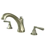 Kingston Brass KS432.HL Metropolitan Deck Mounted Roman Tub - Nickel