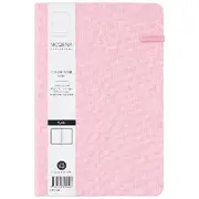 Modena A5 Linen Plain Notebook Pink