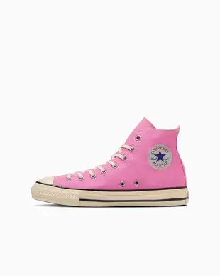 Converse ALL STAR US AGEDCOLORS HI 高筒 亮面奶油黃 莓粉色/ 22.5 cm