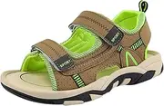 [Egmy] Child Boy Unisex Sports Sandals Walking Beach Active Open Toe Adjustable Strap Lightweight Soft Sole Sandals