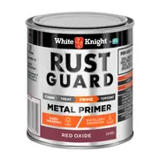 White Knight Rust Guard Red Oxide Metal Primer Paint - 0.25L
