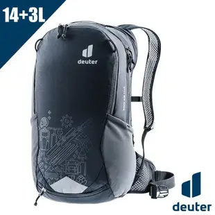 德國 Deuter 125周年紀念款 RACE AIR 自行車背包14+3L_3204623 黑